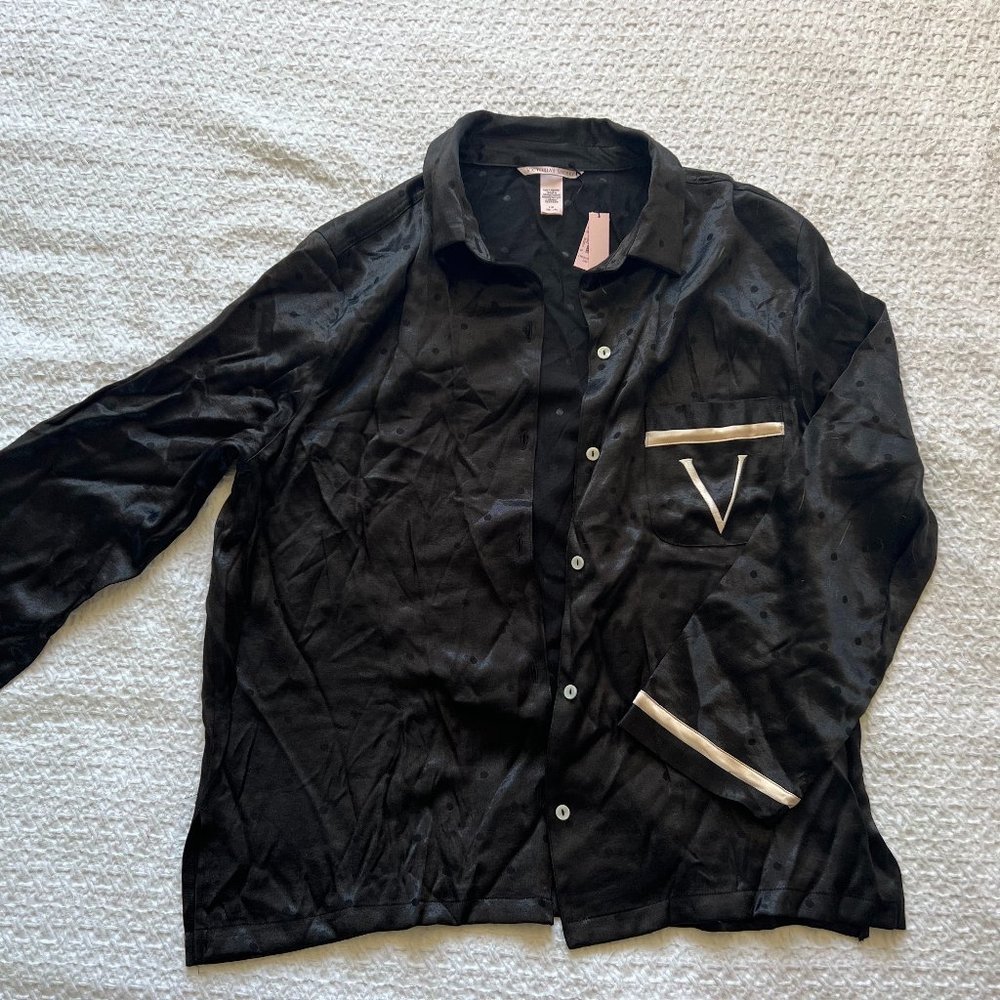 COPY - Victoria Secret Silk Pajama Top - Size L